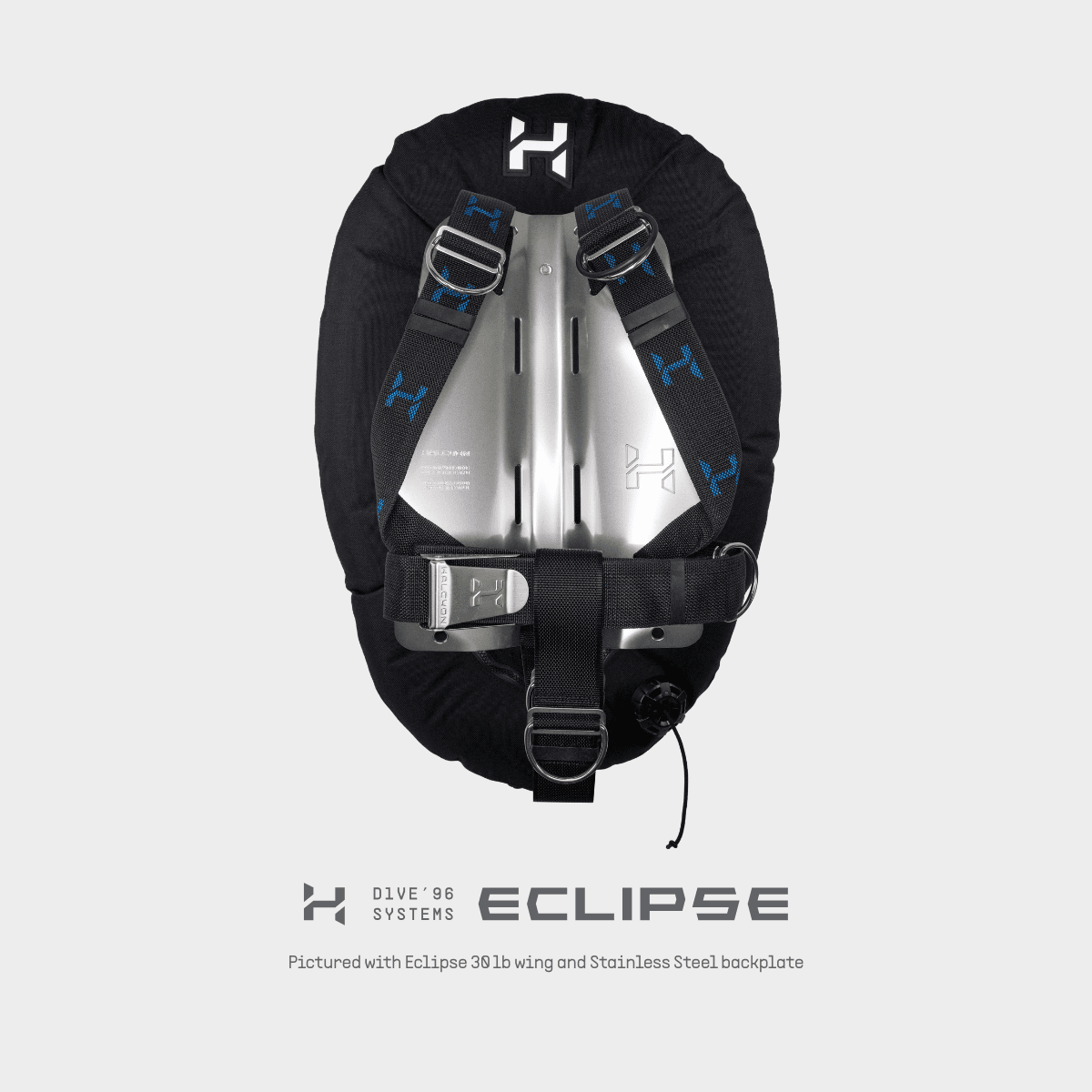 Deluxe BC Systems - Eclipse wing and stainless steel backplate