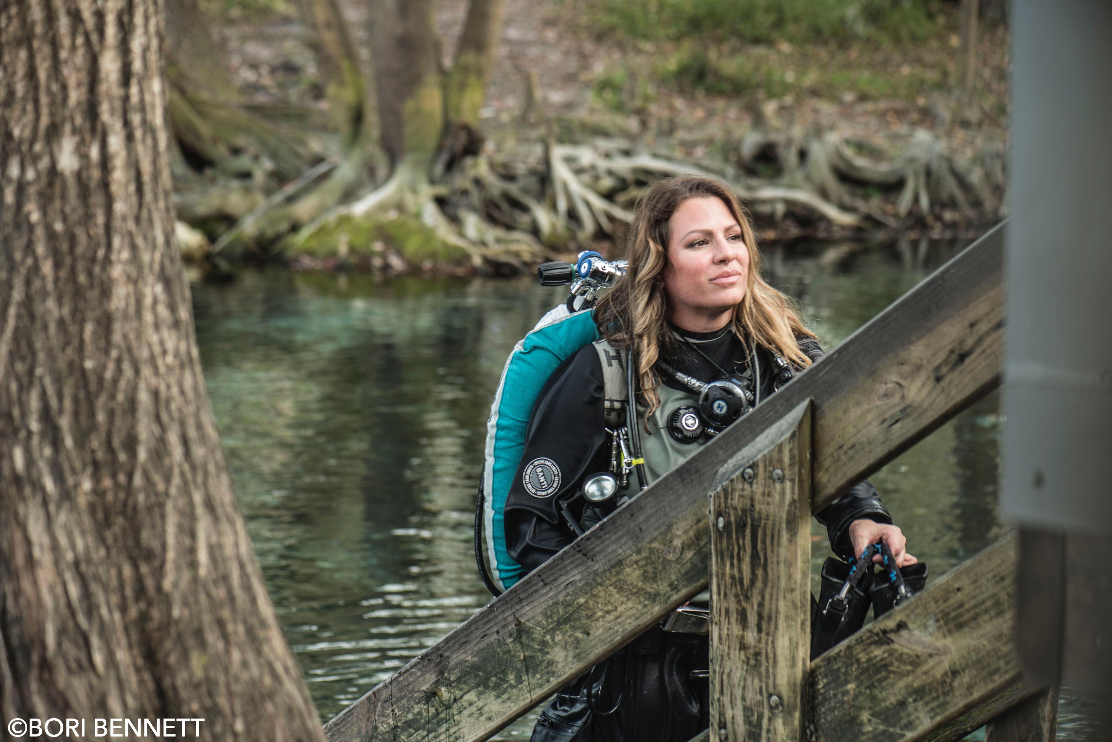 Diver with Halcyon gear